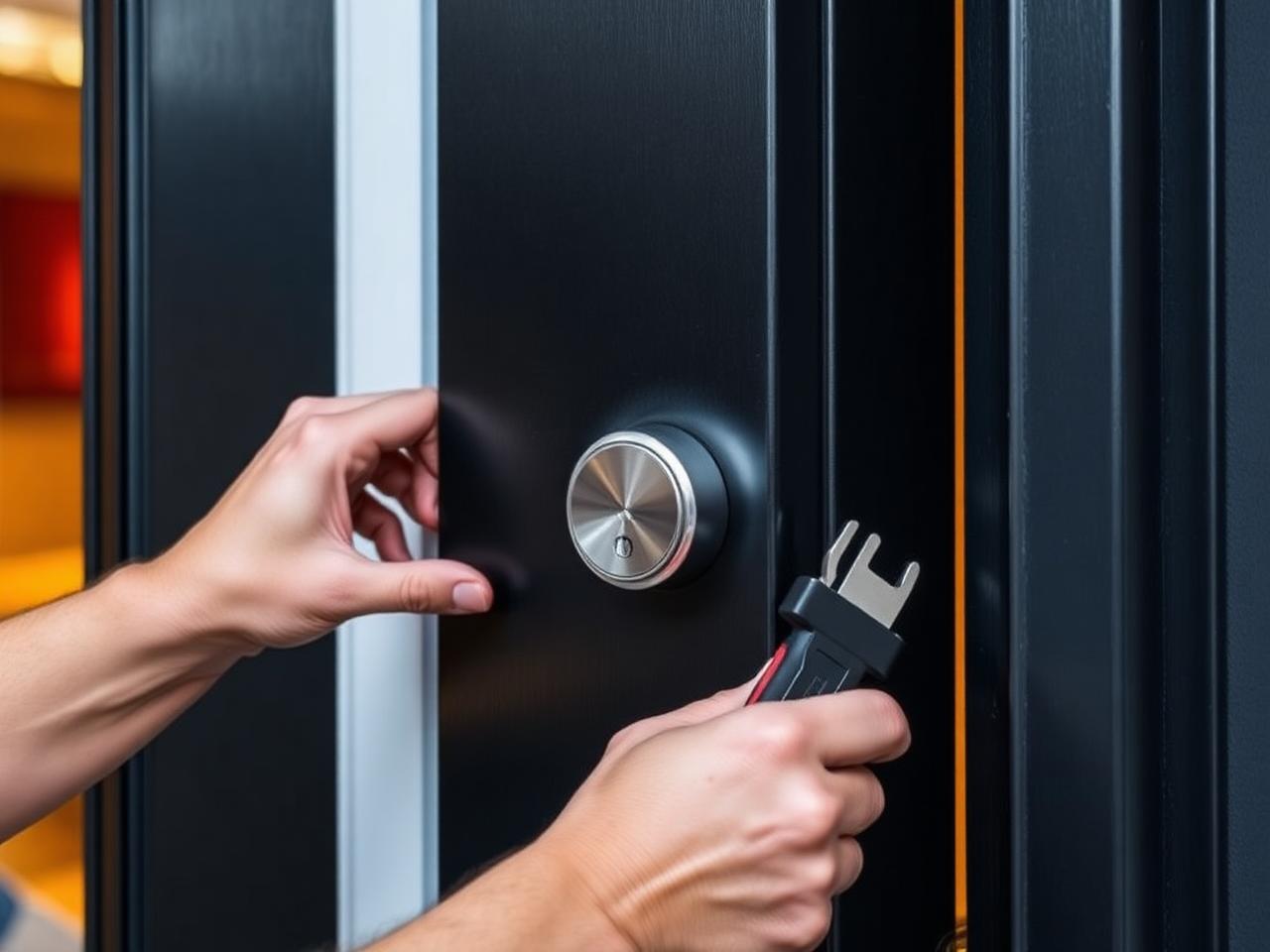 Residential lock installation